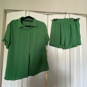 Green two piece set